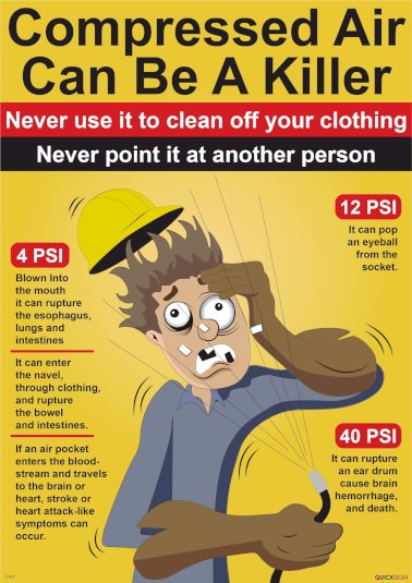 Compressed Air Can Be A Killer Safety Poster Shop - vrogue.co