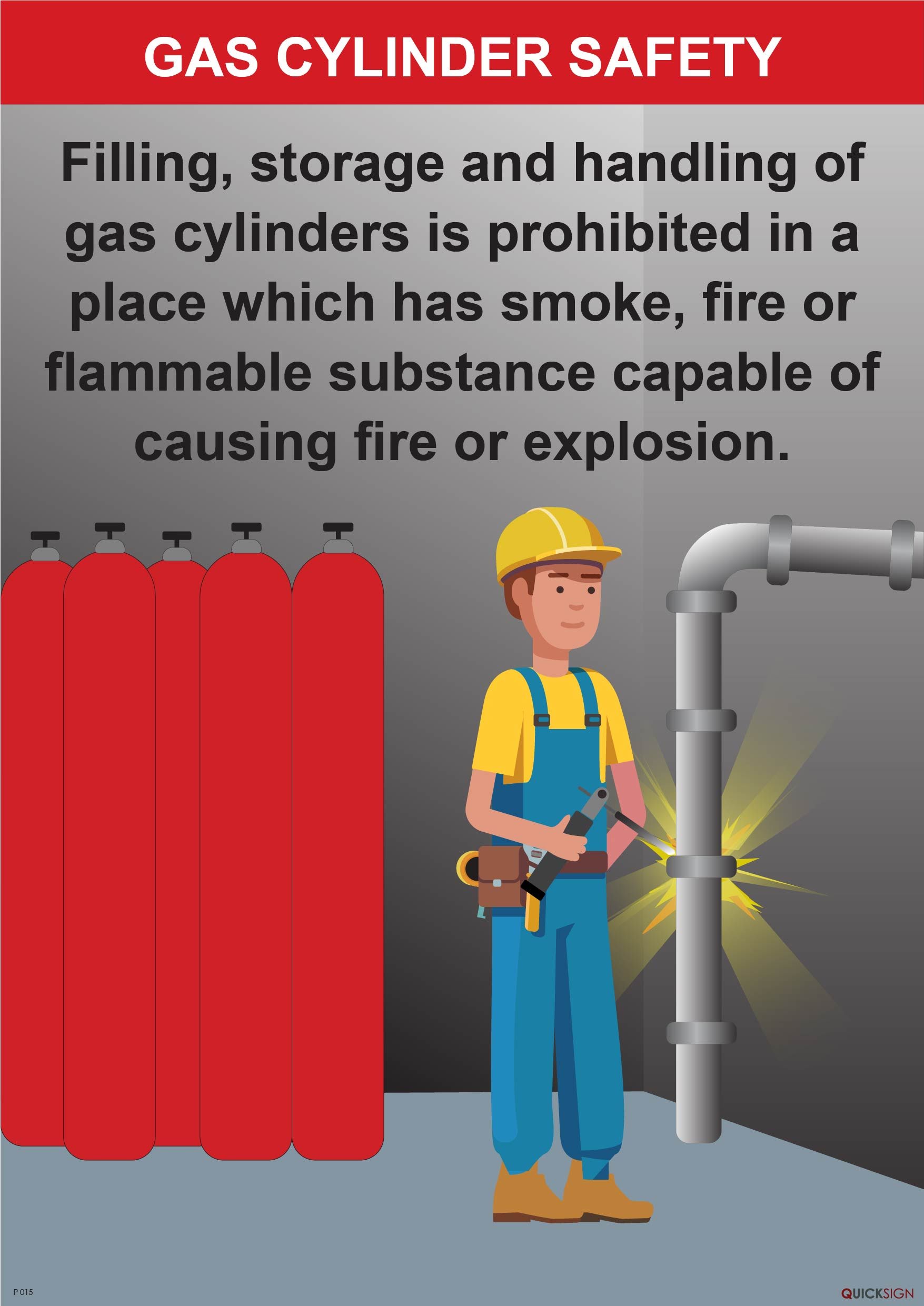 GAS CYLINDER SAFETY | QuickSign - Product Info